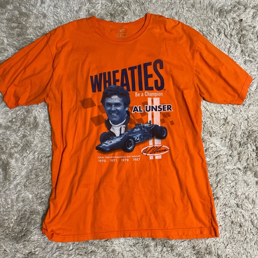Reebok Orange Short Sleeve Tee